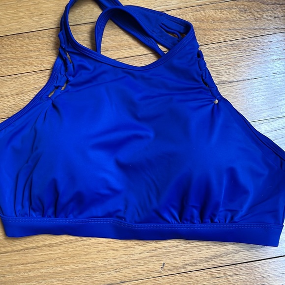 Athleta Swim Euc Athleta Bathing Suit Top In Blue Poshmark